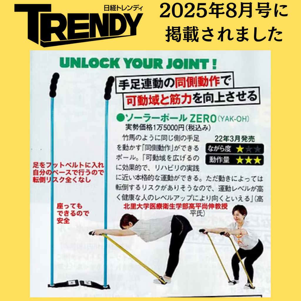 脳と身体を元気に ソーラーポールZERO | 健康体操器具 | ニチヨー公式