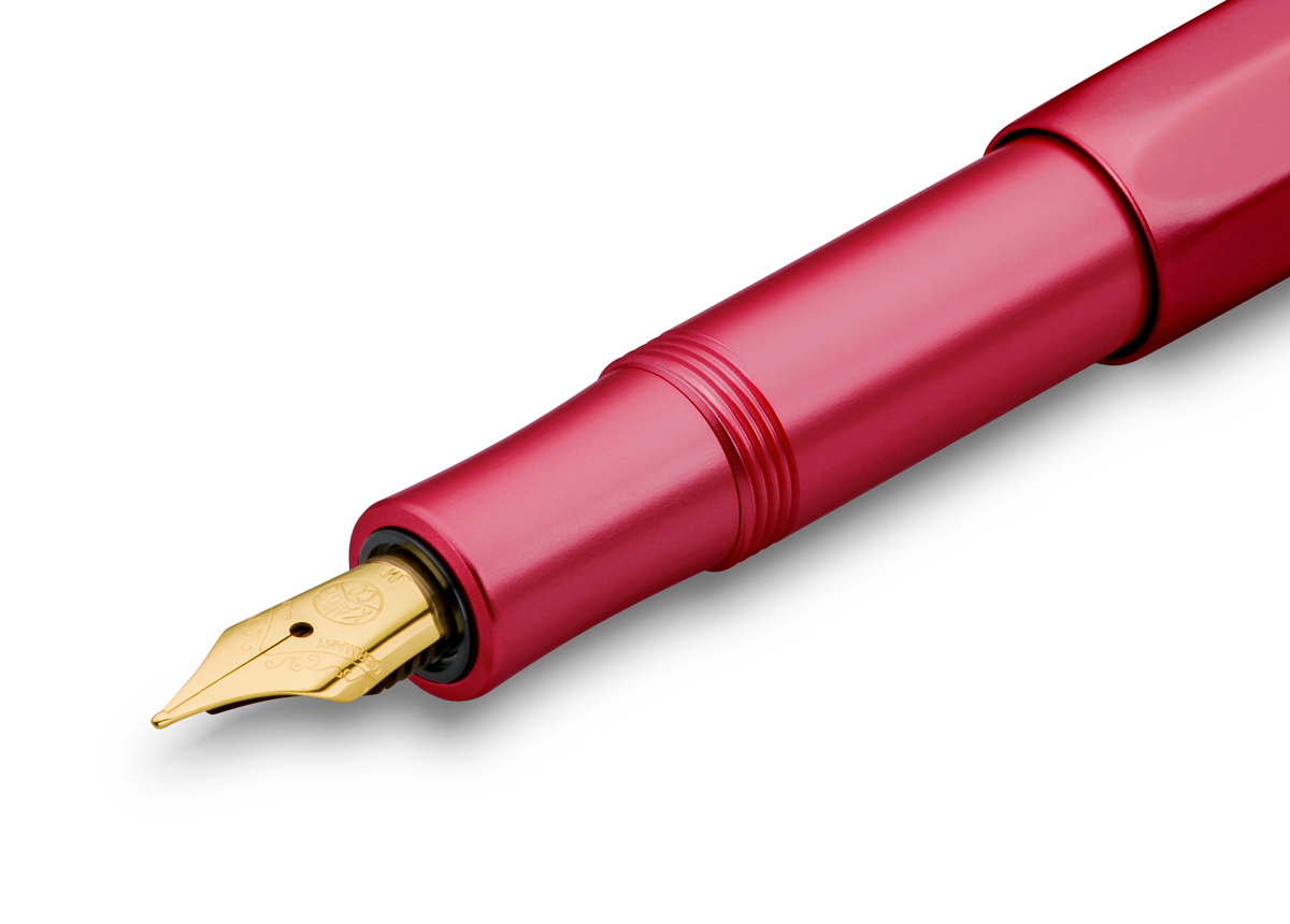 Kaweco COLLECTION AL Sport Fountain Pen, Ruby Red – The Nibsmith