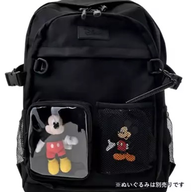 ディズニーストア」クリア窓付きリュックが登場！推しぬいやグッズを