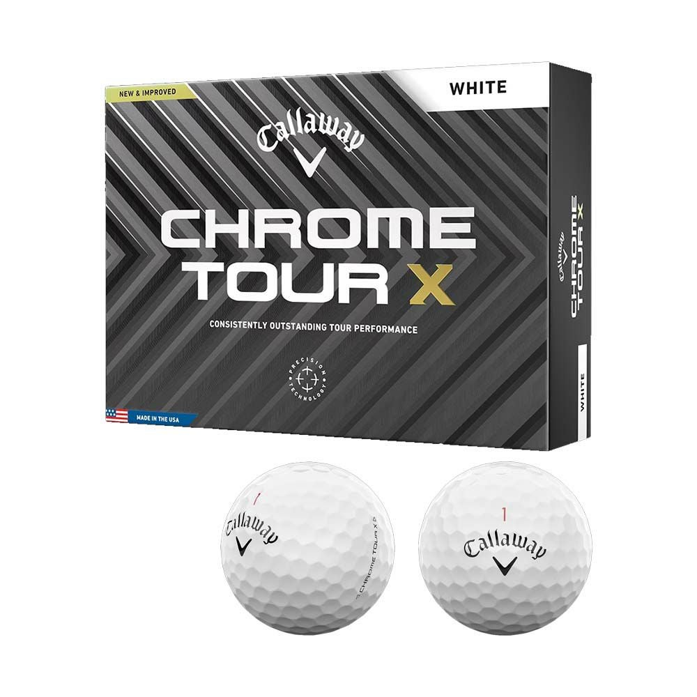 キャロウェイ Callaway CHROME TOUR X ボール ホワイト 1ダース 2024
