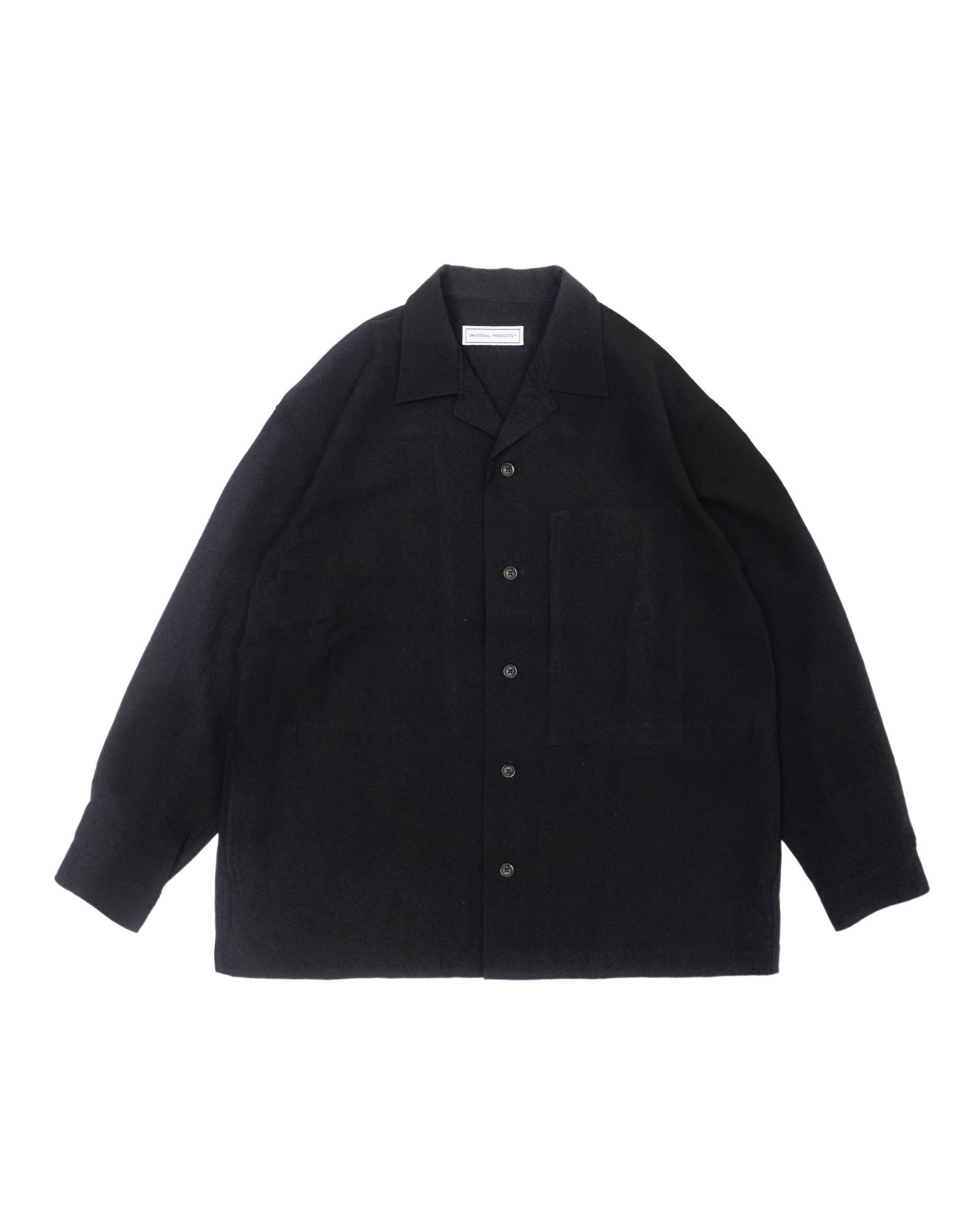 UNIVERSAL PRODUCTS - WOOL SHIRTS / ウールシャツ / NAVY | niki