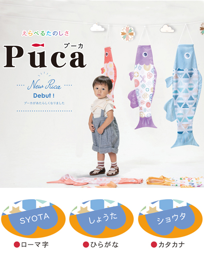 創業1923年 鯉のぼり屋 室内プーカ