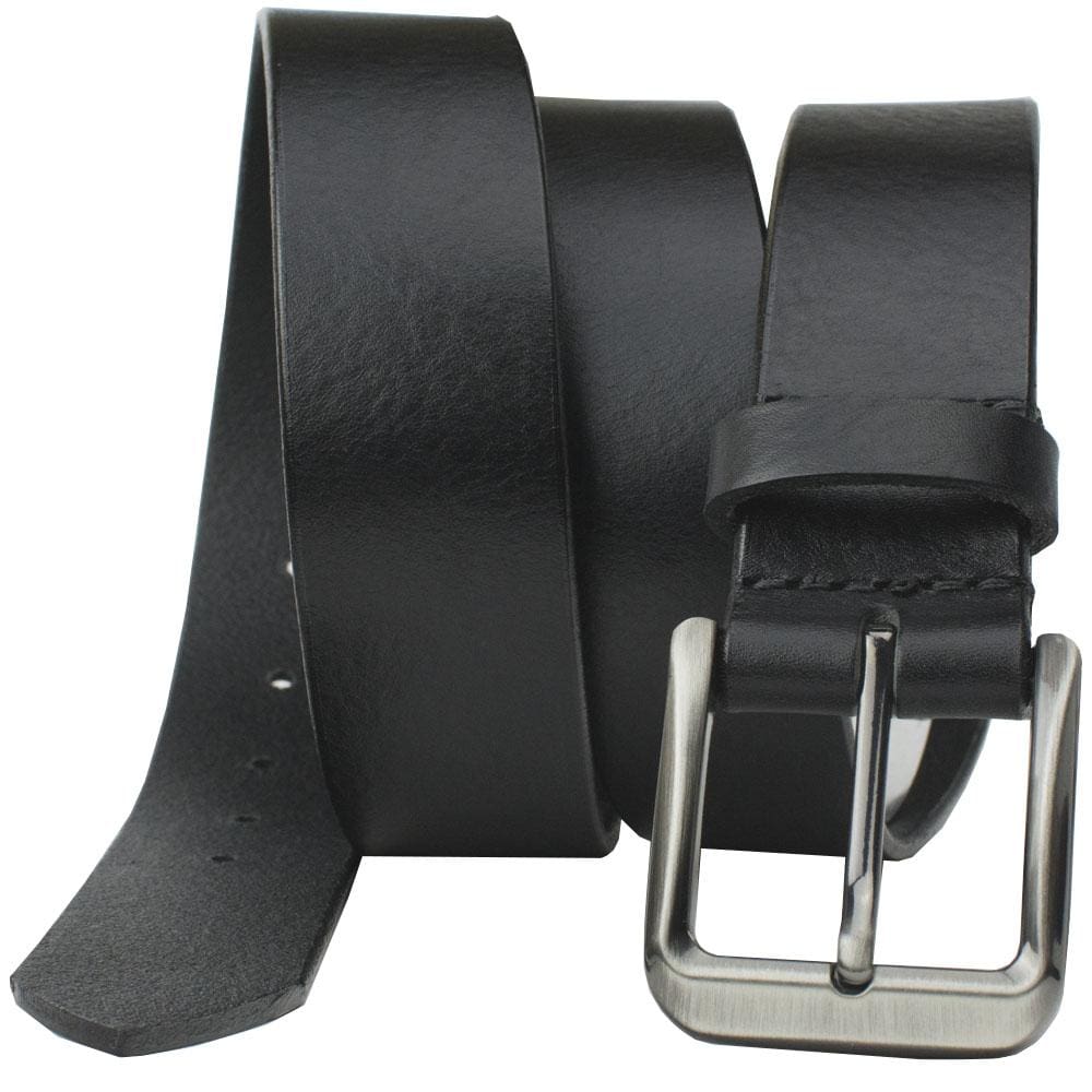 New River Black Belt | USA Made | Hypoallergenic Buckle | Real Leather