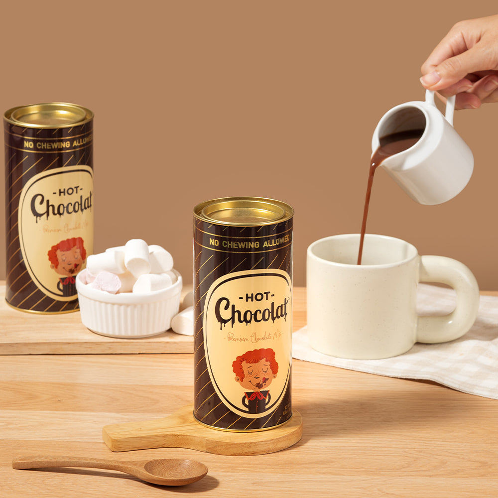 Premium Hot Chocolate Mix Tin – No Chewing Allowed!