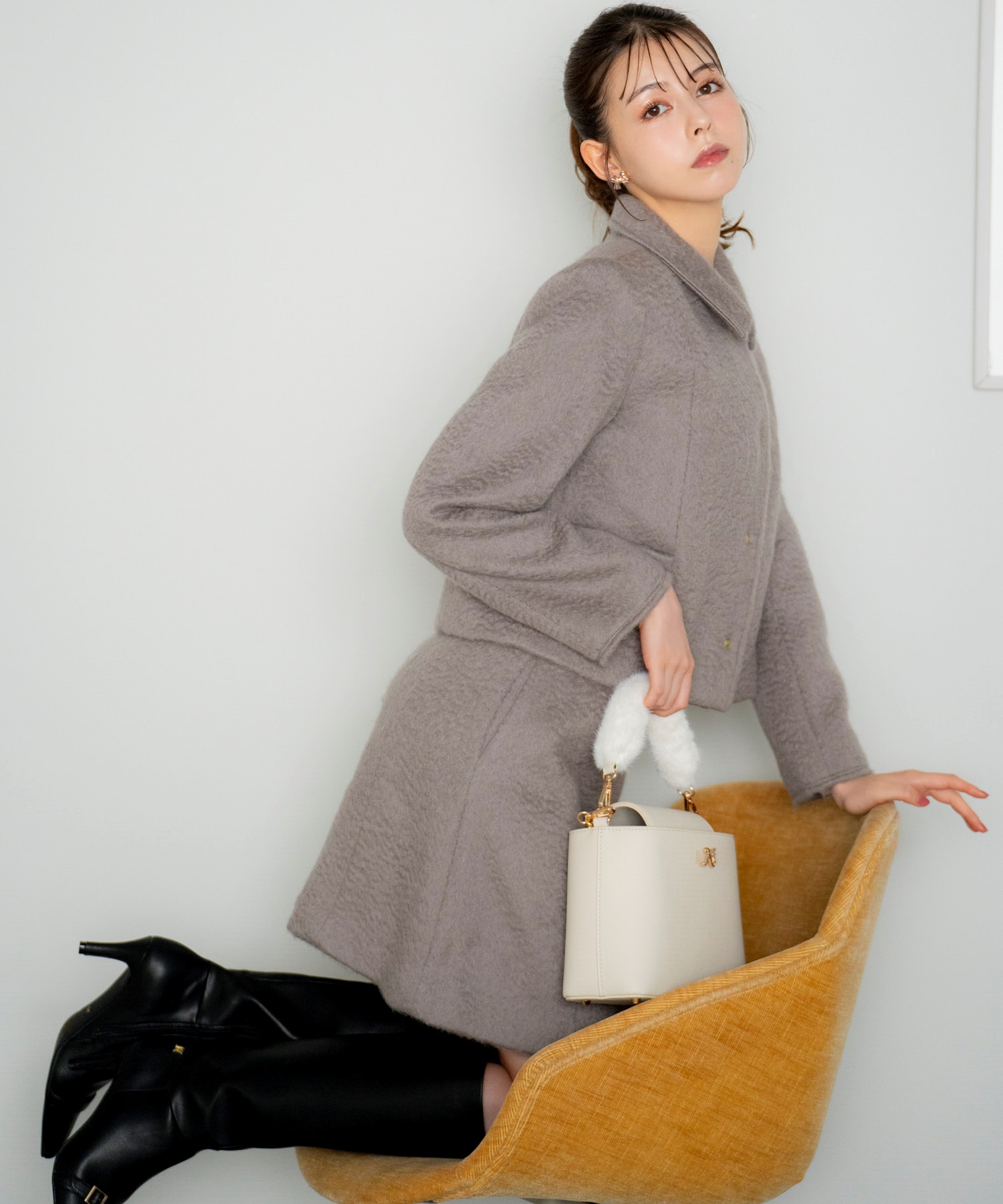 シャギーミニスカート | タイトスカート | NOELA OFFICIAL WEB STORE