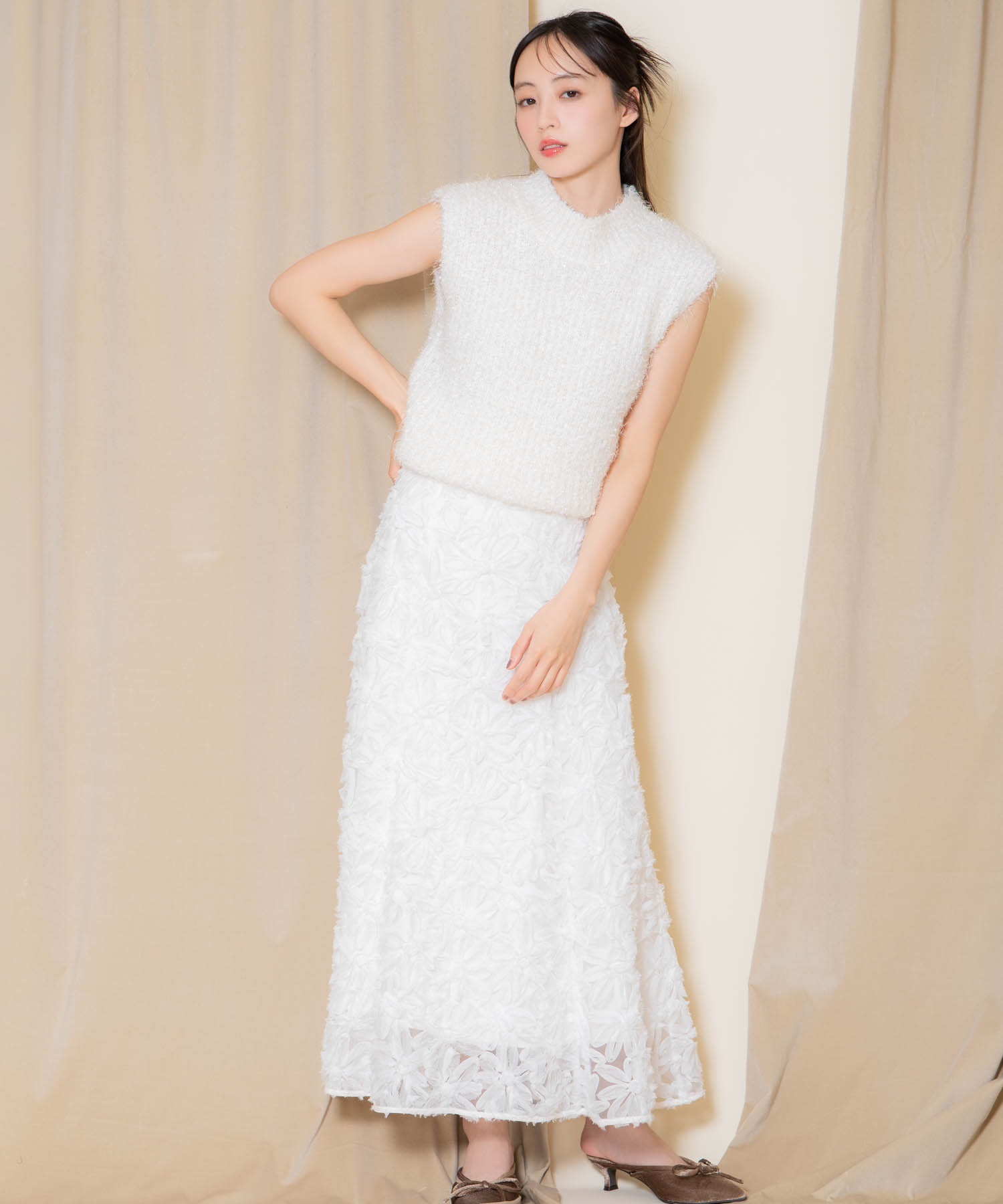 フラワージャガードスカート | フレアスカート | NOELA OFFICIAL WEB STORE