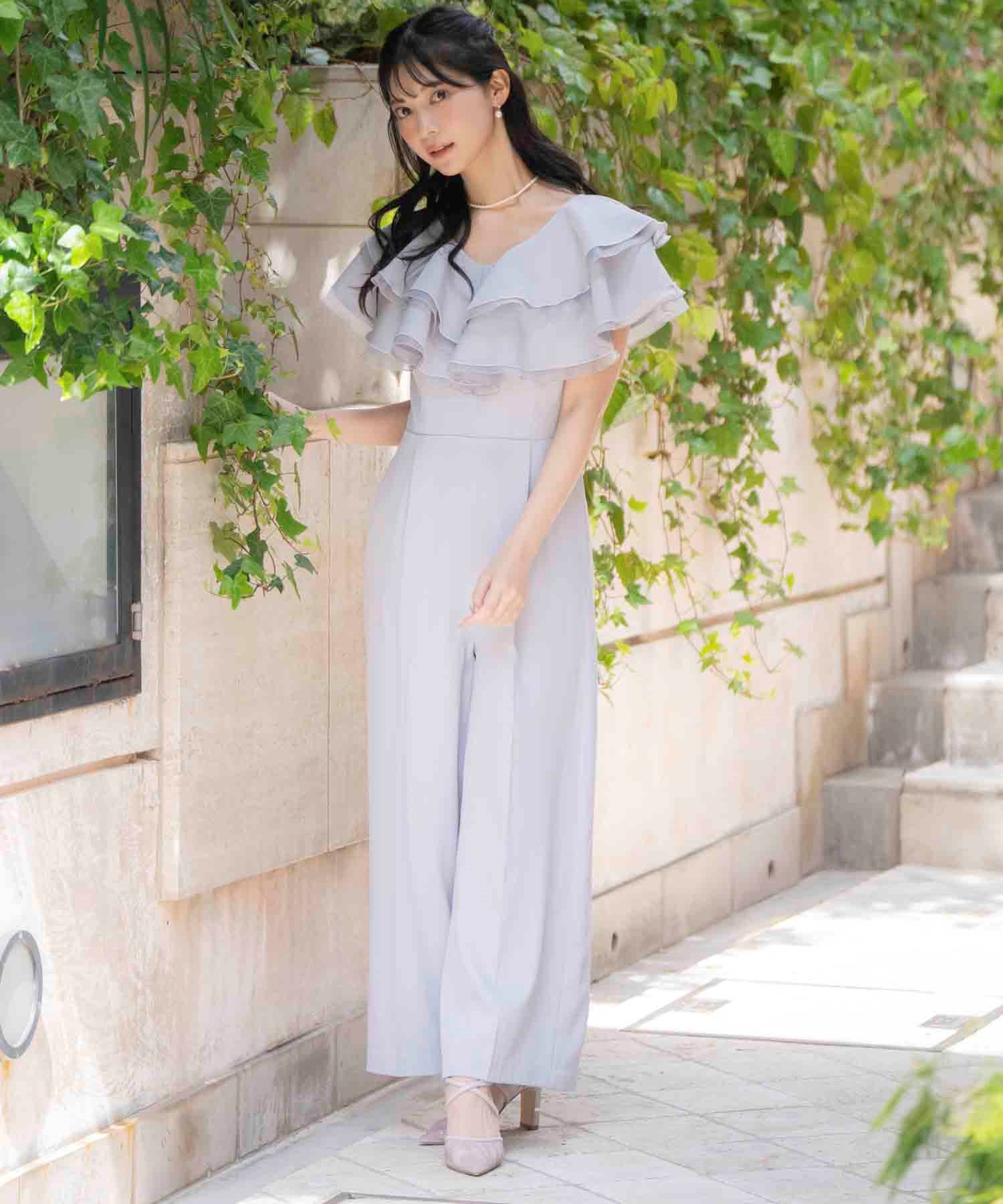 WEB限定】フロントジップフリルオールインワン | オールインワン