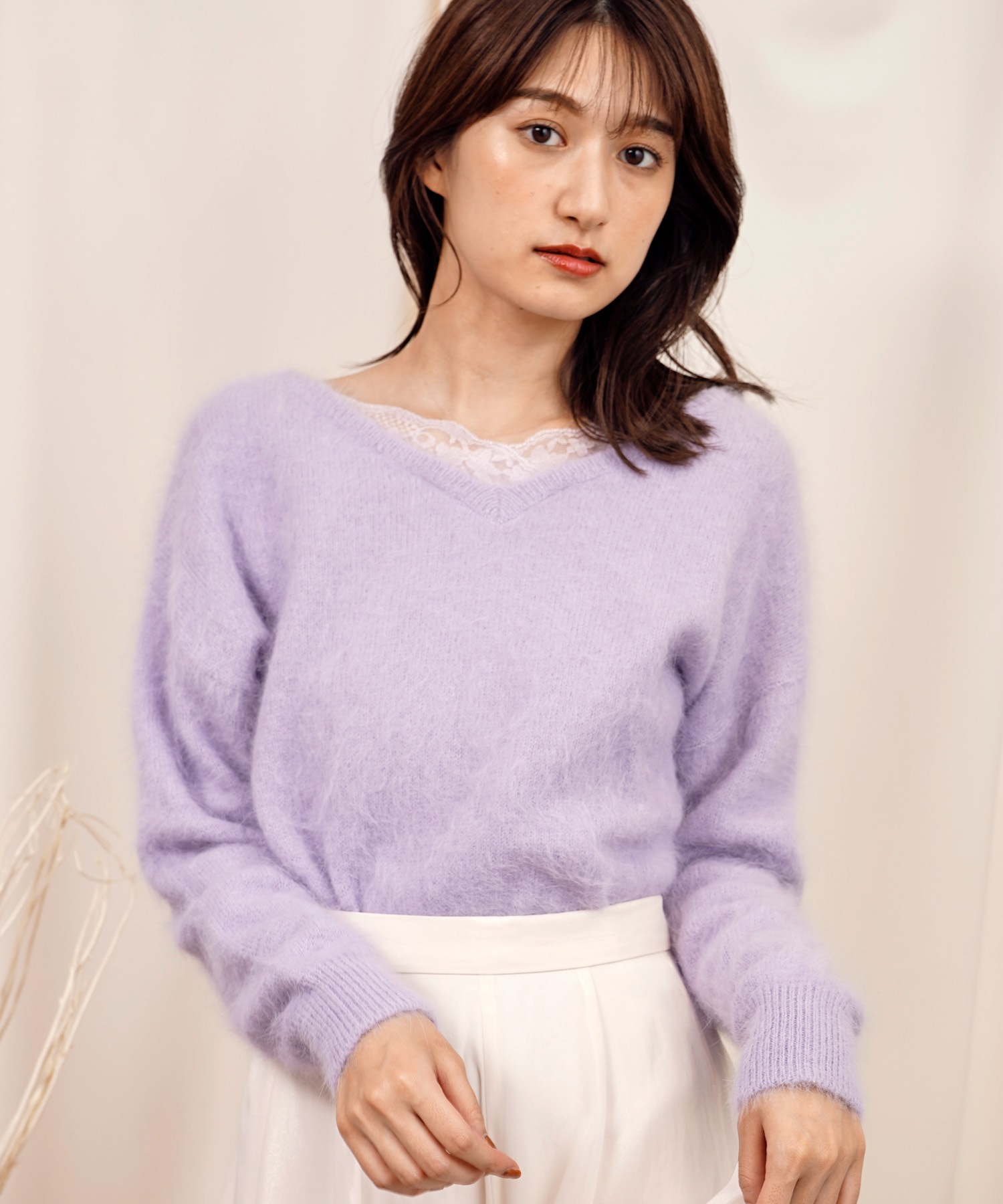 アンゴラレース2WAYニット | ニット | NOELA OFFICIAL WEB STORE