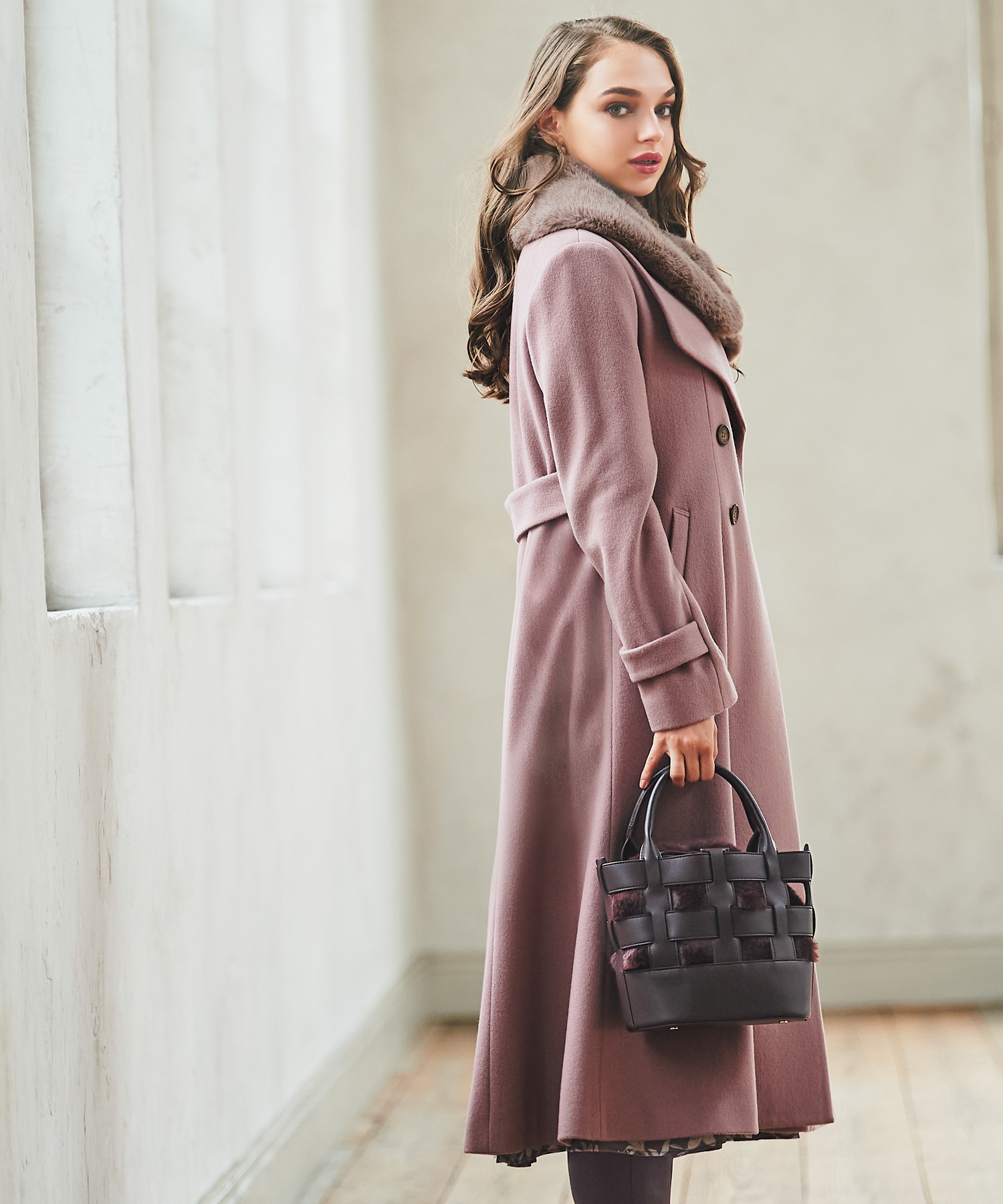 エコファーティペット付コート | コート | NOELA OFFICIAL WEB STORE