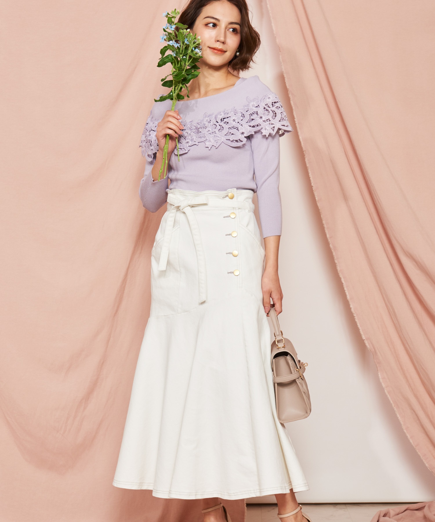 フレア切替ハイウストスカート | フレアスカート | NOELA OFFICIAL WEB