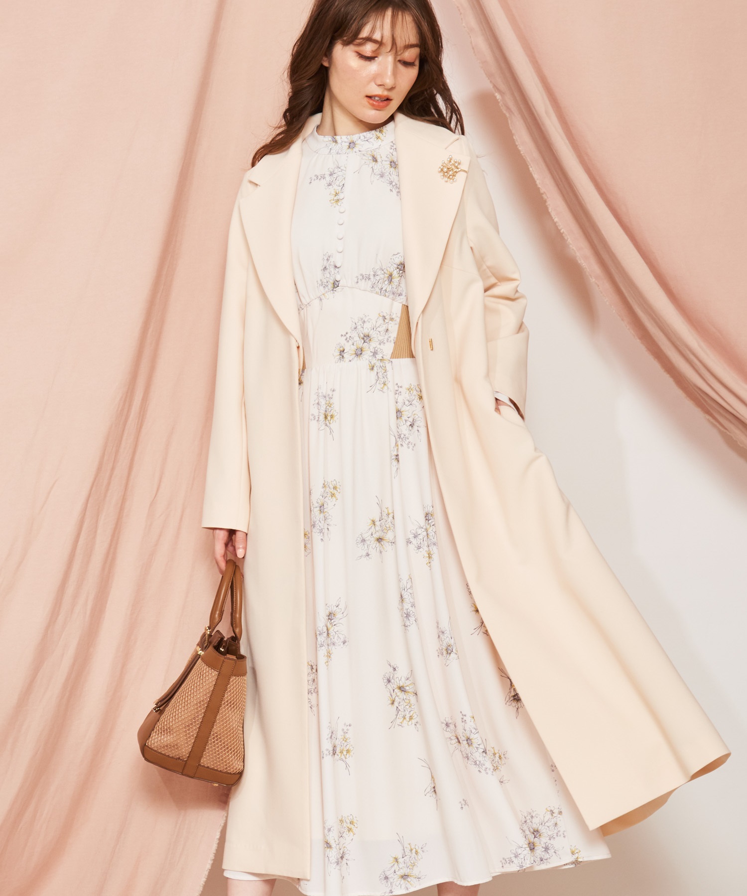 バックフレアスプリングコート | コート | NOELA OFFICIAL WEB STORE