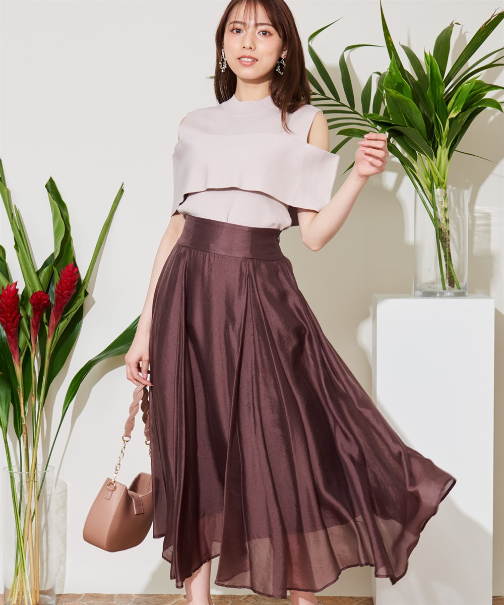 グロッシーボリュームフレアスカート | フレアスカート | NOELA