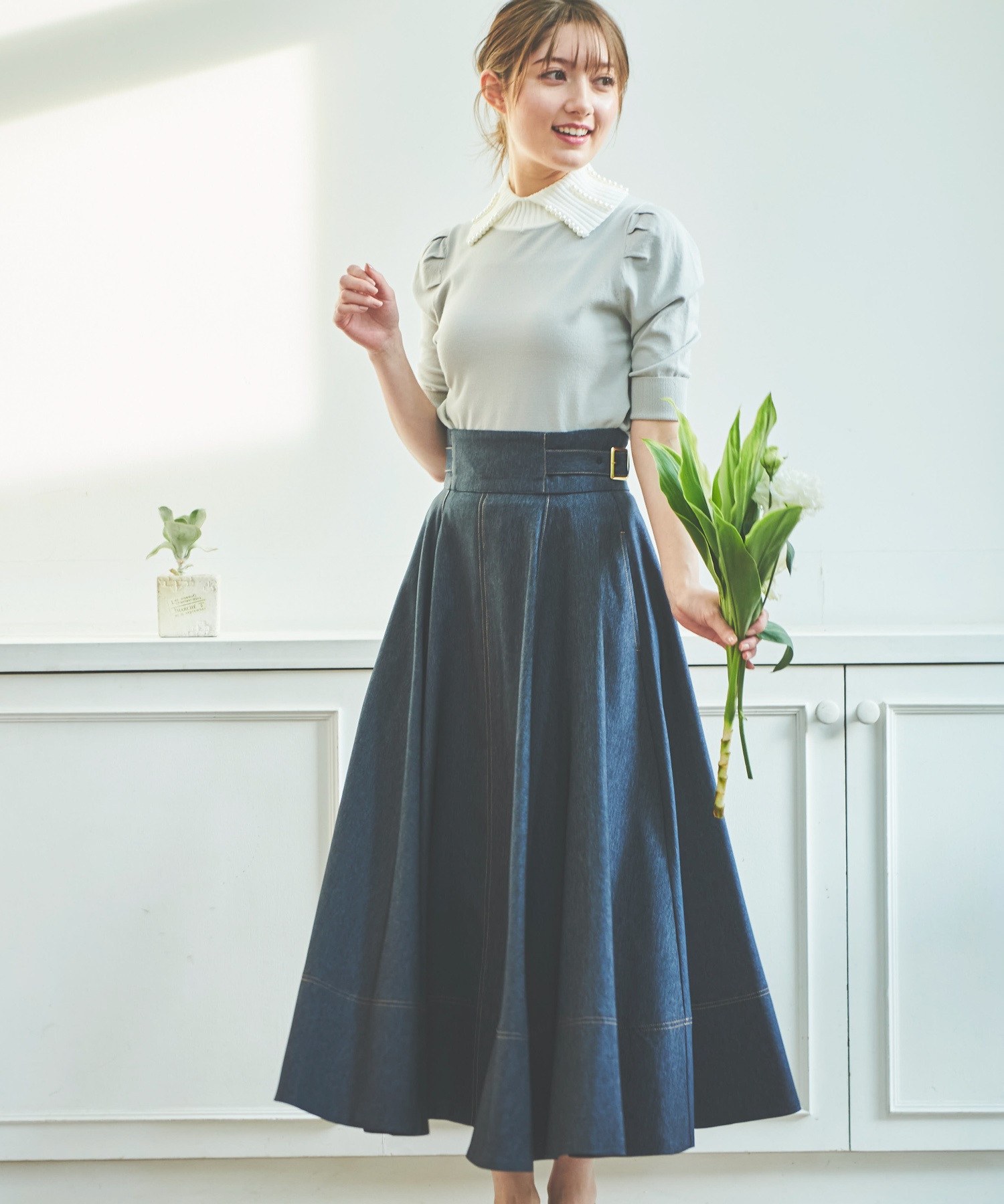 デニムフレアスカート | フレアスカート | NOELA OFFICIAL WEB STORE