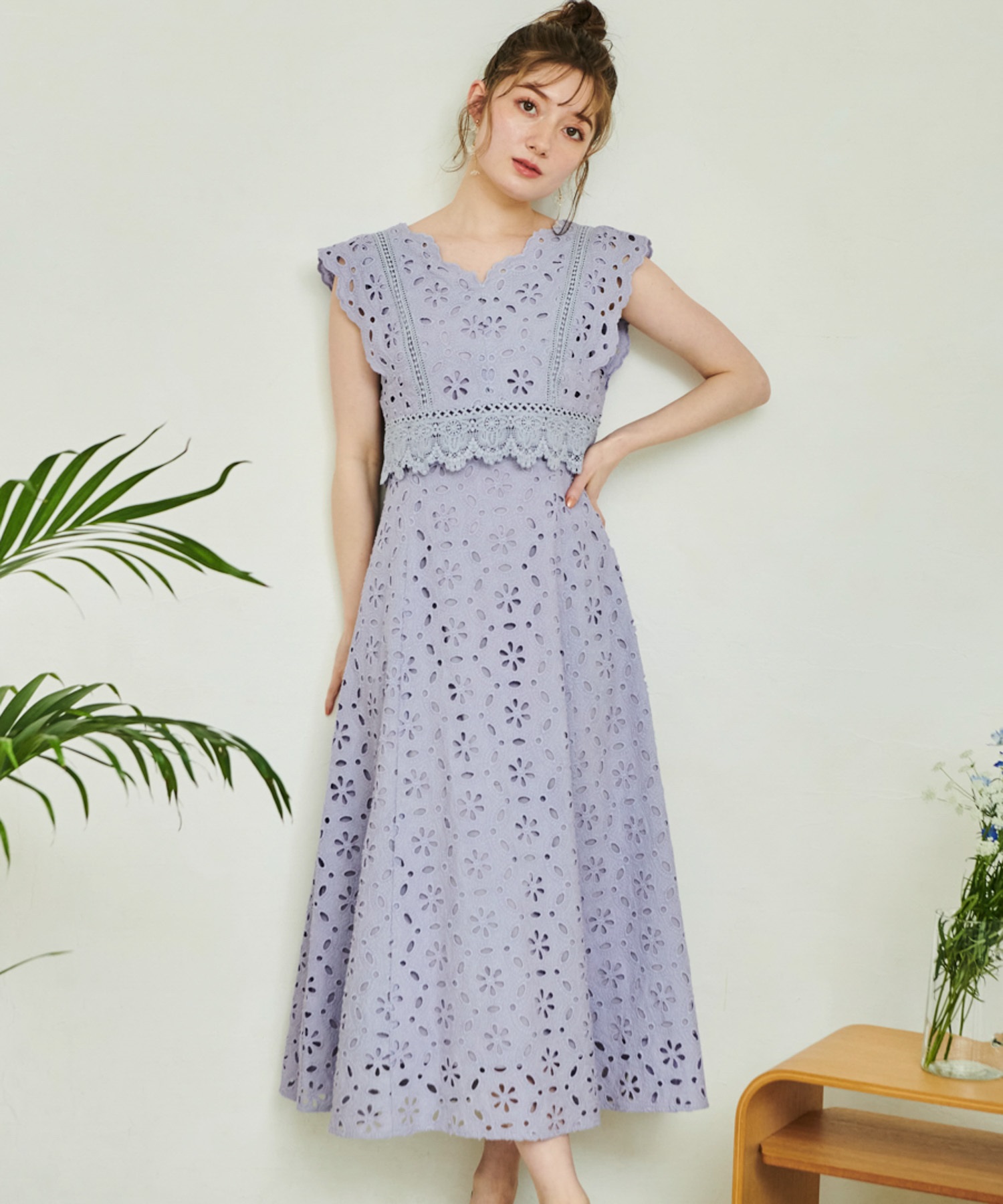 コットンレースマキシワンピ | ロングワンピース | NOELA OFFICIAL WEB