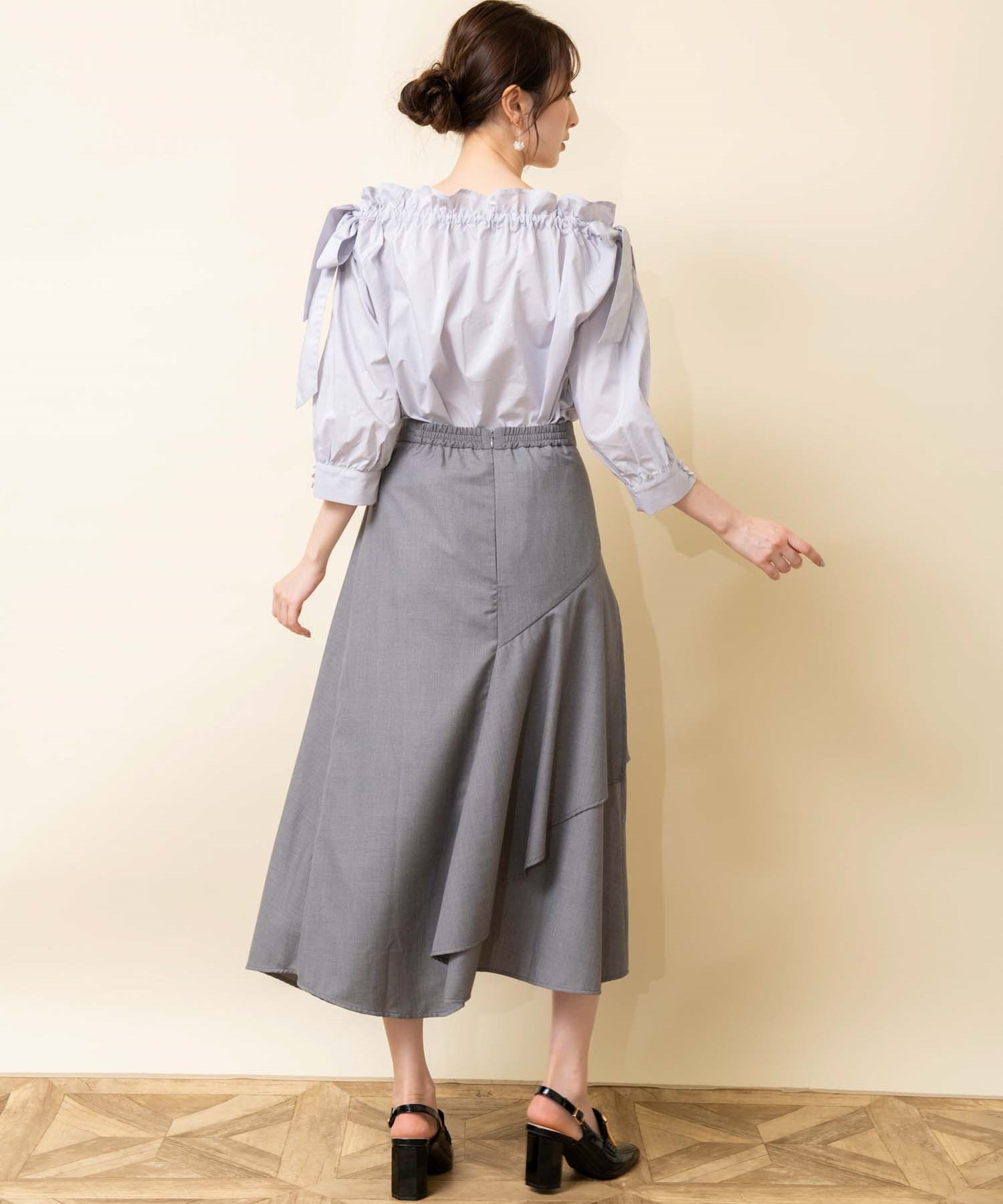 ギャザーデザインスカート | フレアスカート | NOELA OFFICIAL WEB STORE