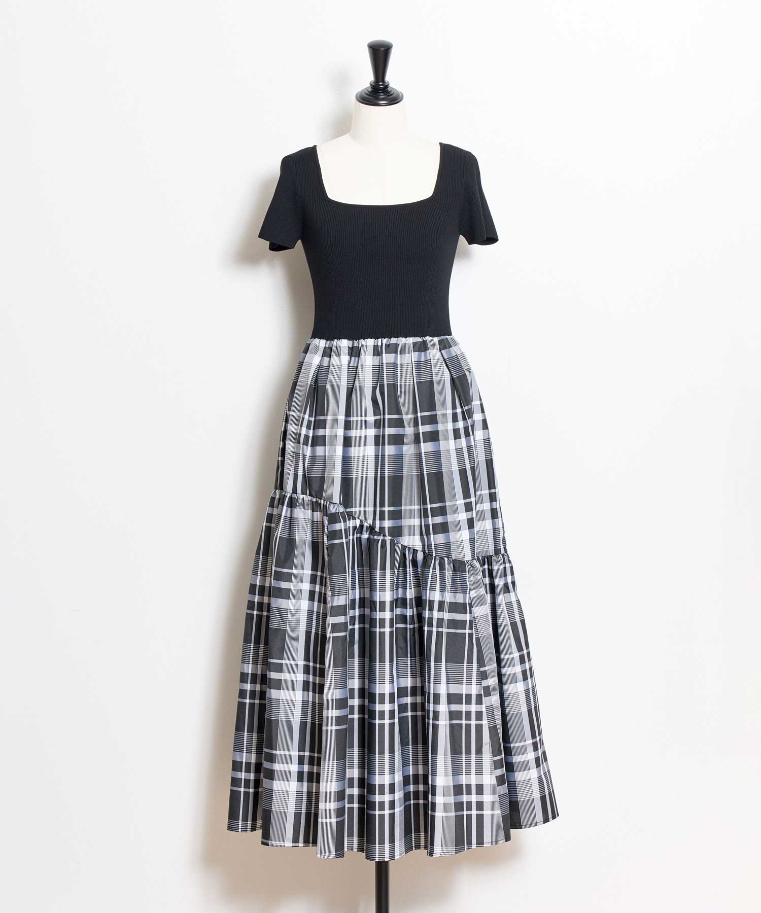 45R シルクとニットのワンピースII 45R シルクとニットのワンピースII