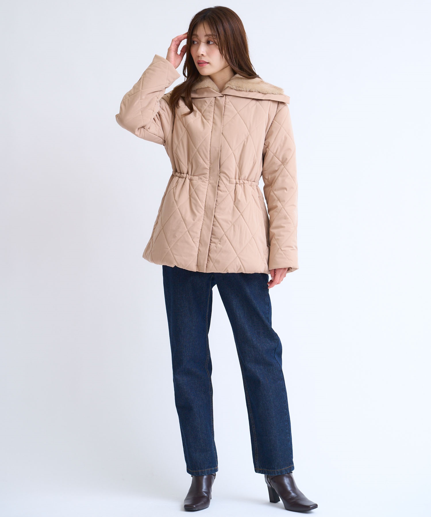 ファー襟付き中綿コート | コート | NOELA OFFICIAL WEB STORE