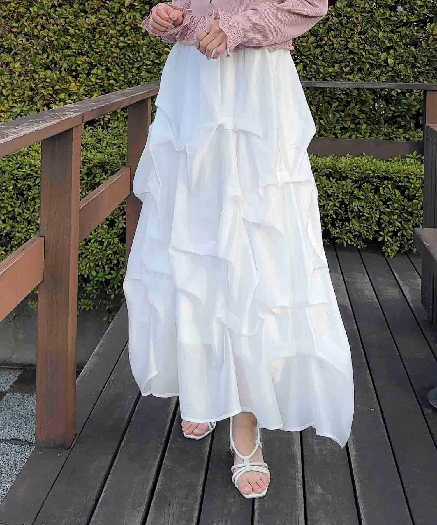 ランダムタックシアースカート | フレアスカート | NOELA OFFICIAL WEB