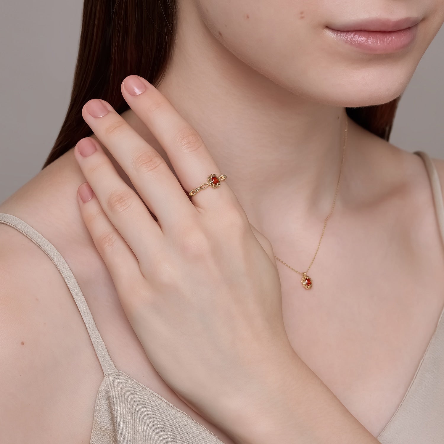 K10ガーネットリング｜リング｜ノジェス 公式オンラインストア