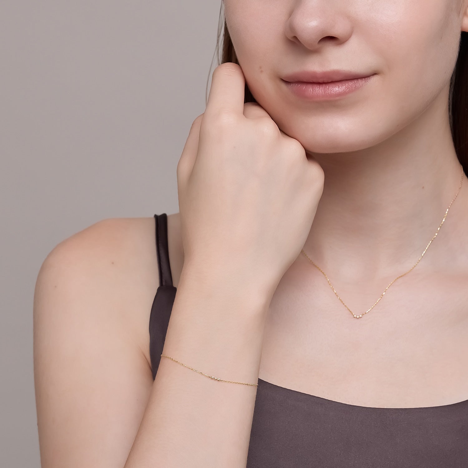 K10ダイヤモンドブレスレット（0.01ct）｜ブレスレット｜ノジェス 公式