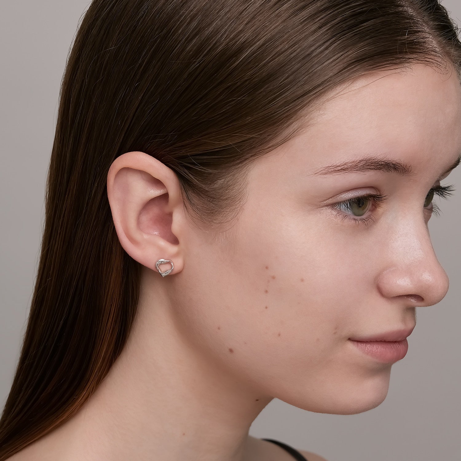 シルバーハートピアス（片耳用）｜シングルピアス｜ノジェス 公式