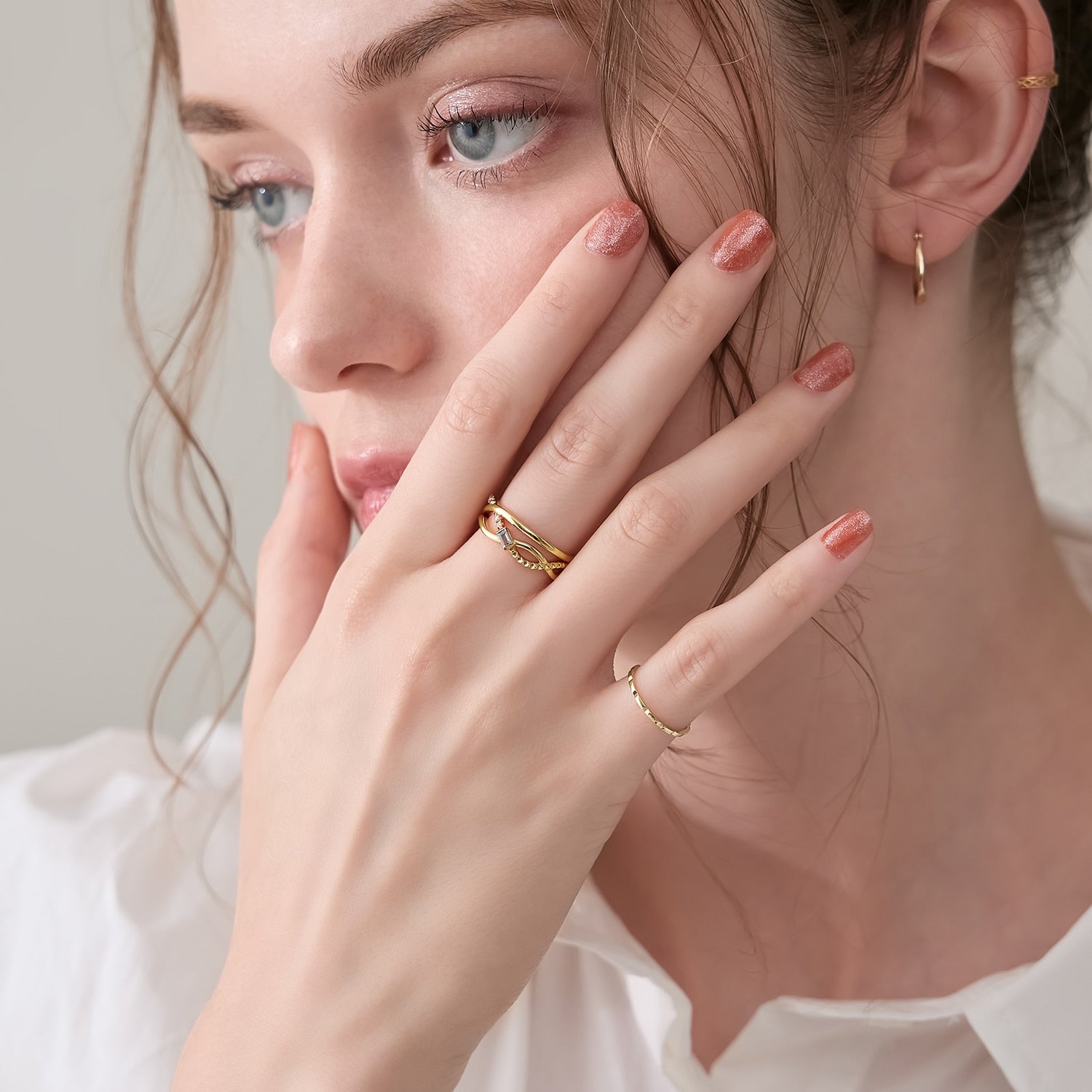 Trick Ring】ゴールドサファイアリング｜リング｜ノジェス 公式