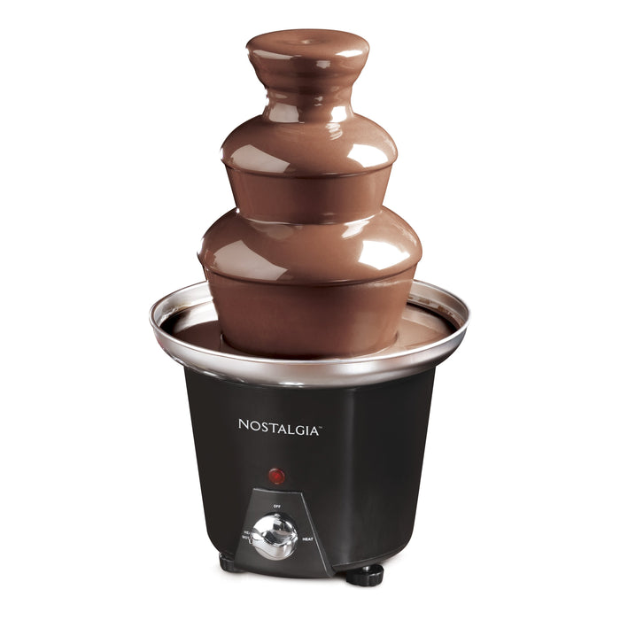 3-Tier 1.5-Pound Chocolate Fondue Fountain — Nostalgia Products