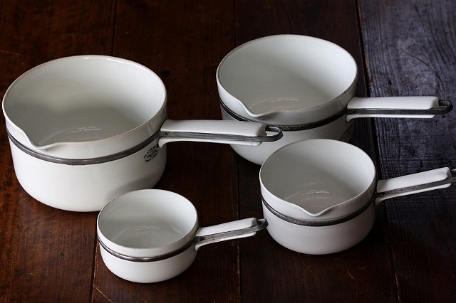 フランス アンティーク リモージュ 鍋 白磁 1930年代 フランス製