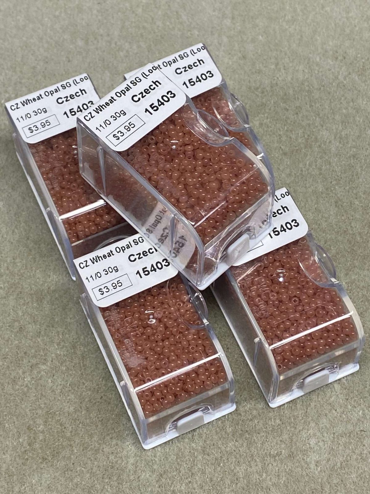 Czech 02611 Wheat Opal Sol Gel (Loose) 11/0 - Northland Visions