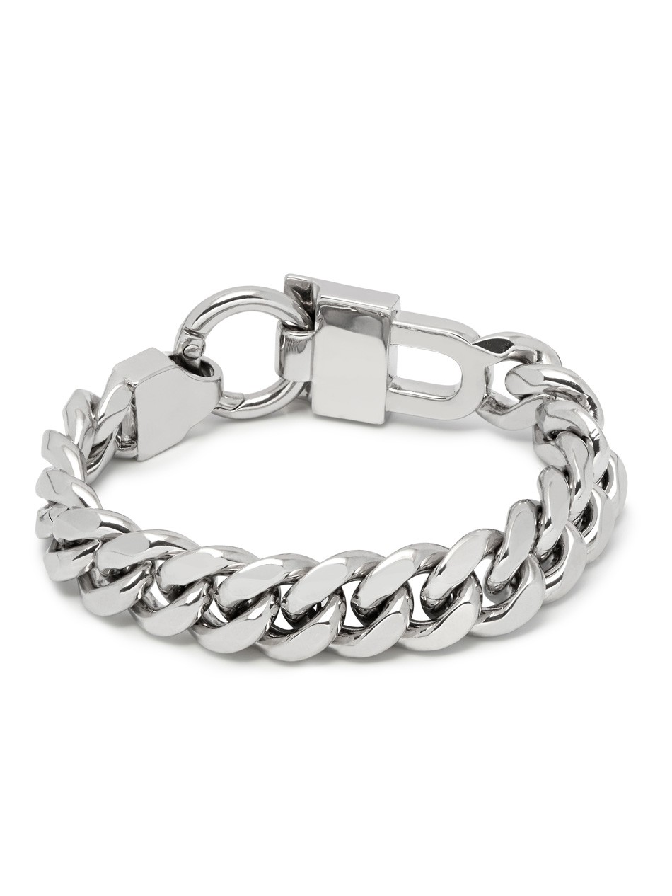 Spectrum Padlock Bracelet in Silver