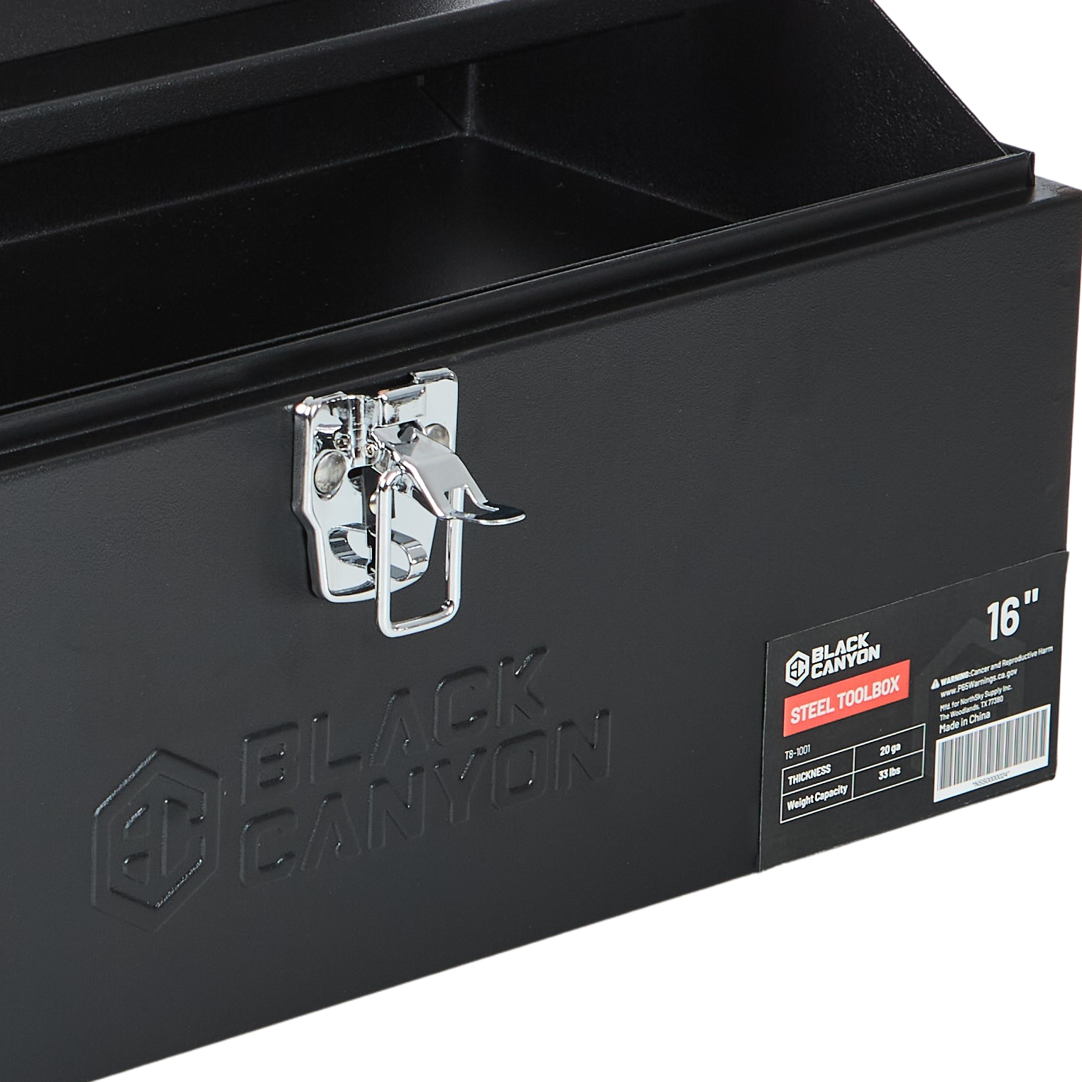 Black Canyon Portable Steel Tool Box for Manufacturing & More