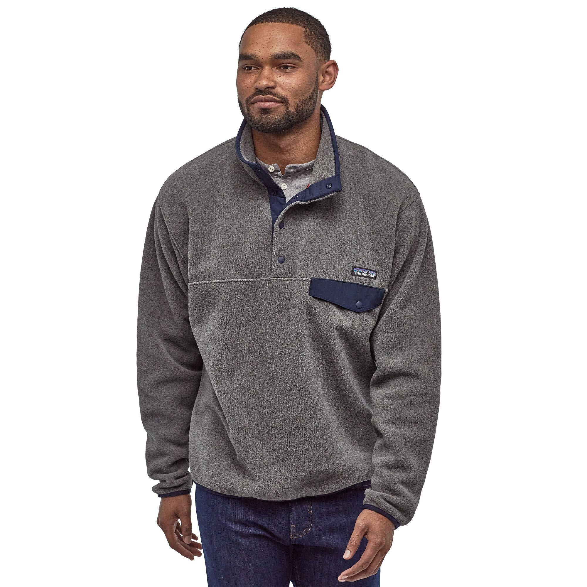 Patagonia Lightweight Synchilla Snap-T pullover fleece, Nickel