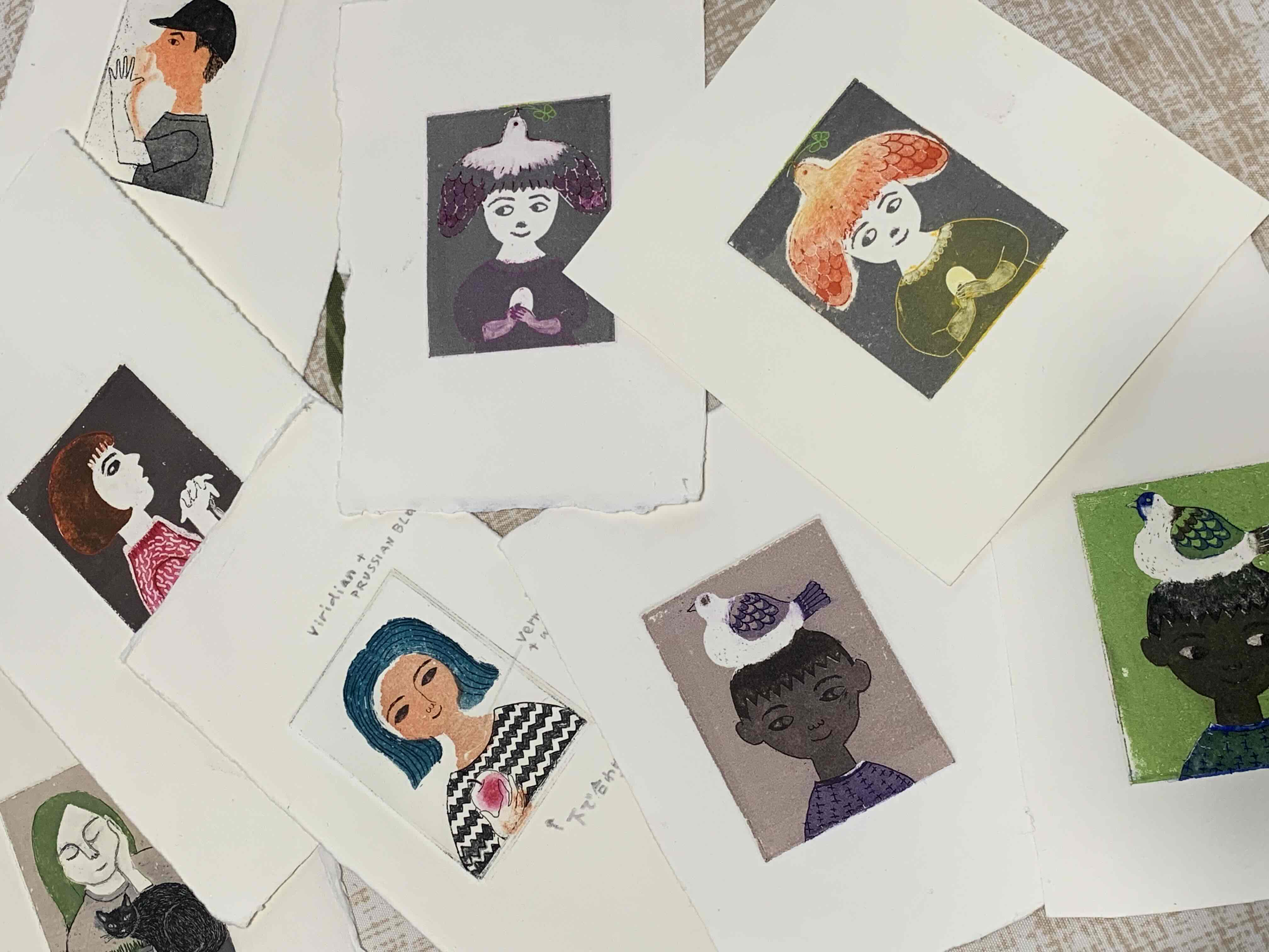 銅版画【唐津のり子/NEWS】