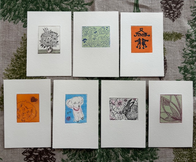 銅版画【唐津のり子の作品】