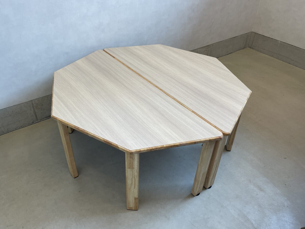 八角形テーブル（2分割） ｜特注家具の専門店 野沢木工