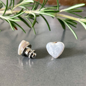 plus pearl pin brooch heart | no.29 ステンレスアクセサリー