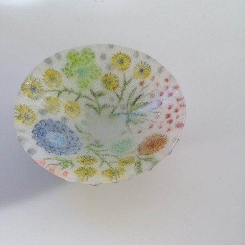 大室桃生さん パート・ド・ヴェール ガラスボウル 大室桃生さん パート