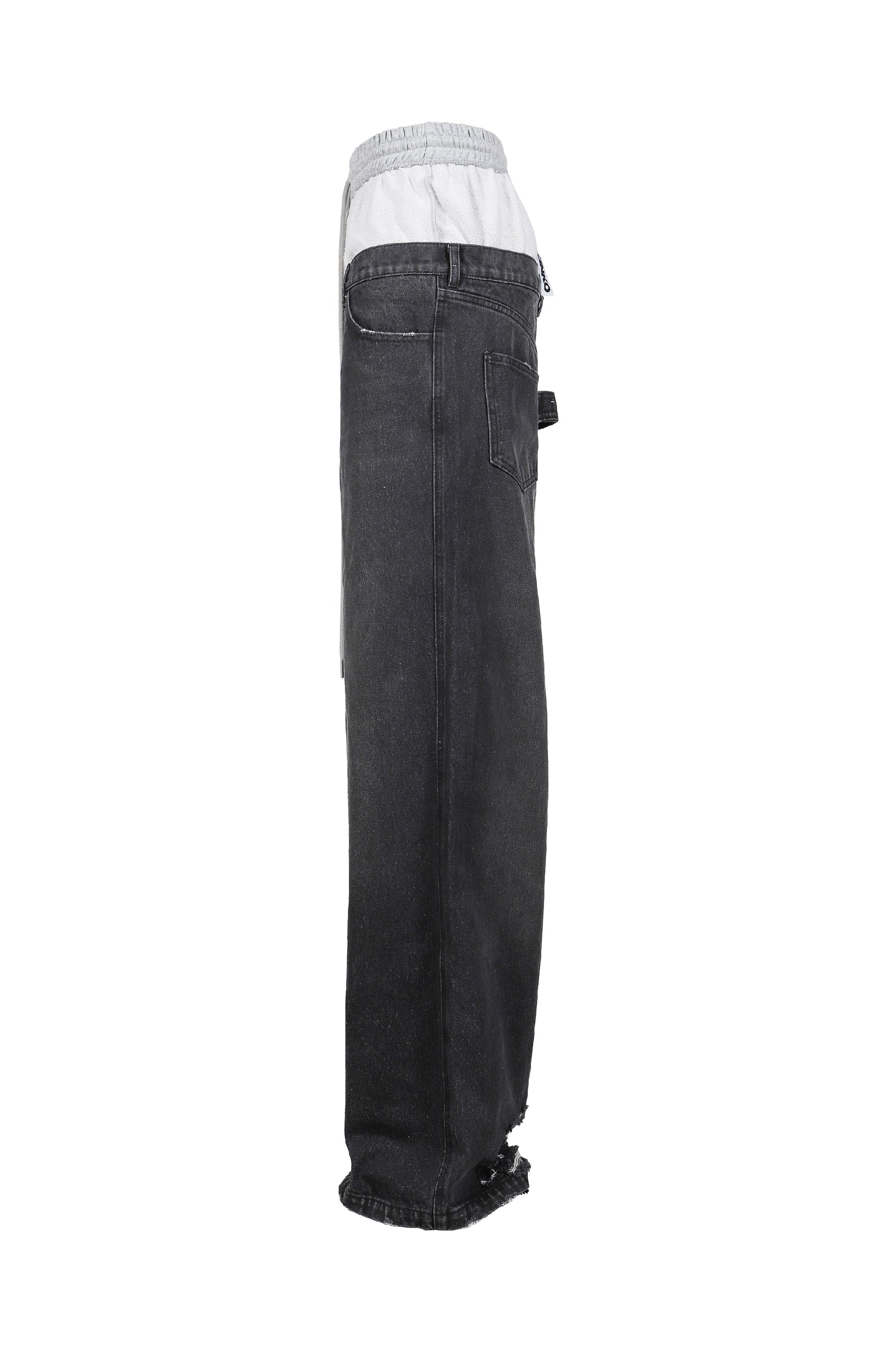 Natasha zinko ナターシャジンコ FW25 WIDE LEG JEANS / BLK - NUBIAN