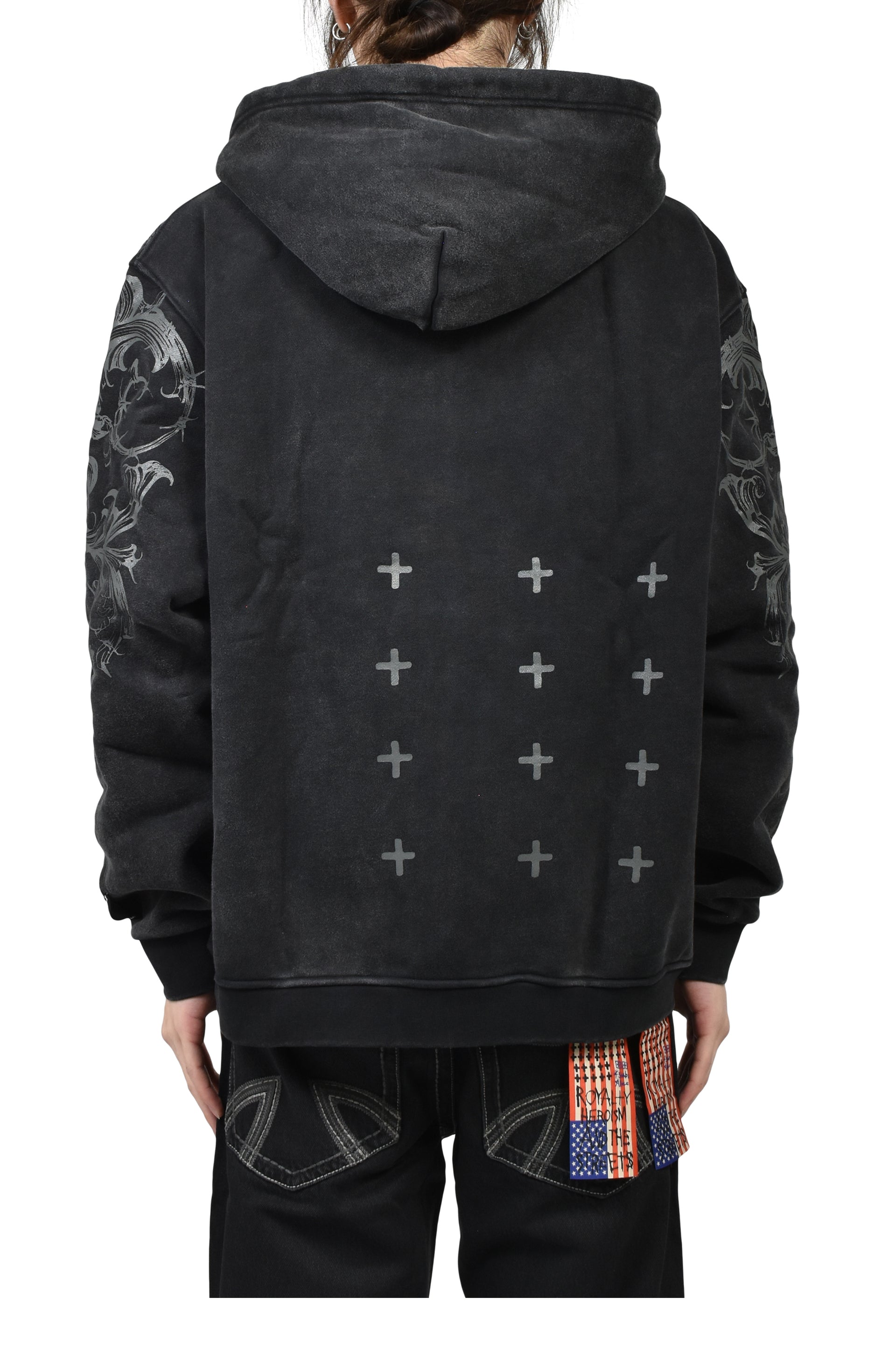 pulse up TREASURE ジップアップフーディー BLACK Lサイズ ジップ
