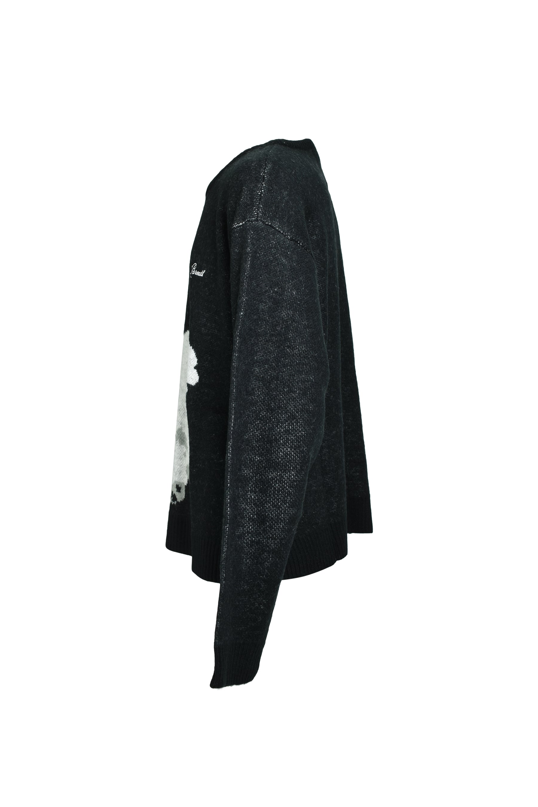 BREATH ブレス FW25 ANGEL SCRIPT LOGO MOHAIR KNIT / BLK - NUBIAN