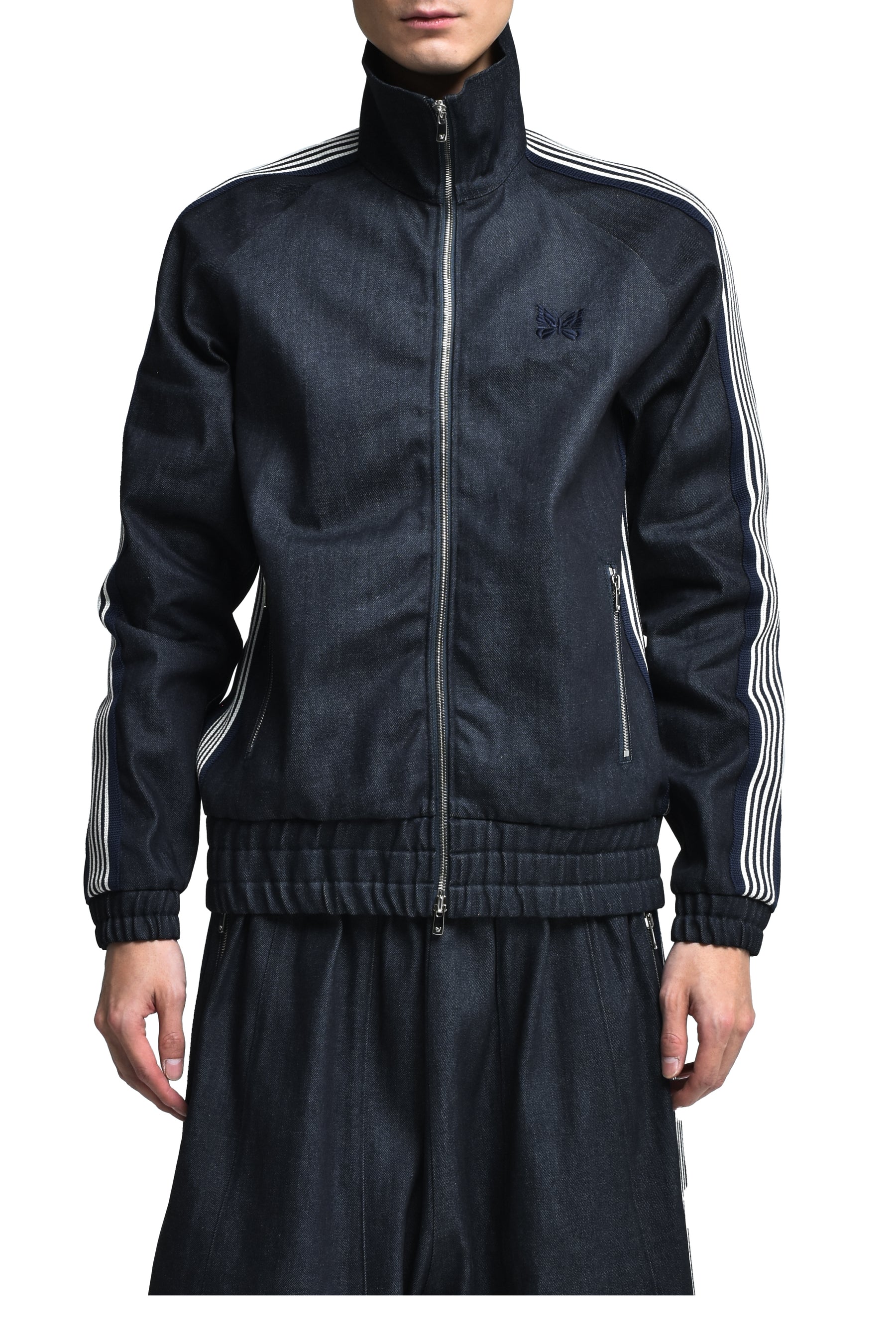 Needles ニードルス FW25 NUBIAN限定 TRACK JACKET - DENIM 11oz