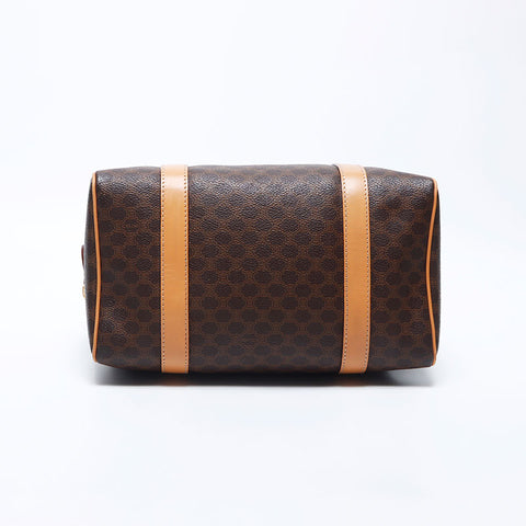 セリーヌ CELINE マカダム PVC トリンオフ ロゴ 2way ボストンバッグ