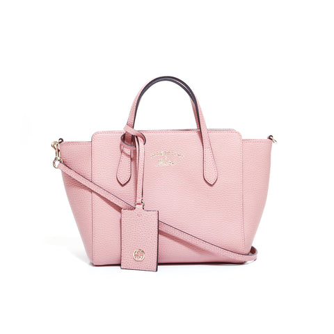 グッチ GUCCI 2way レザー ロゴ ハンドバッグ ピンク WS5841 – NUIR