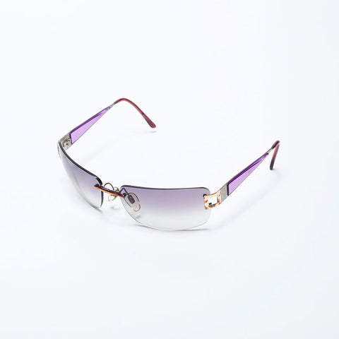 ブルガリ BVLGARI リムレス フレームレス グラデーション サングラス