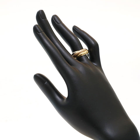 カルティエ CARTIER トリニティリング WG PG YG 750 8.0g 52サイズ 13