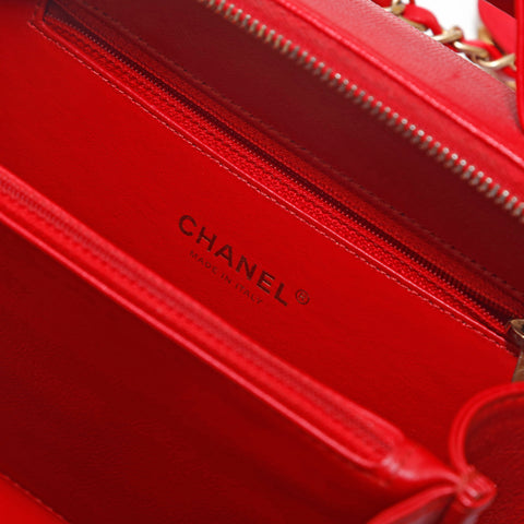 シャネル CHANEL キャビアスキン CCフィリグリー バニティ ハンド