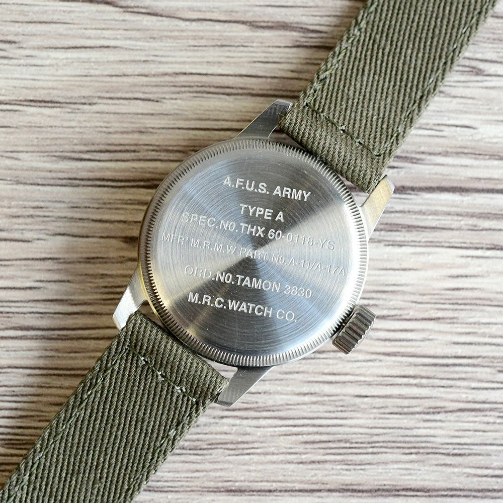 M.R.M.W ミリタリーウォッチ 腕時計 米国陸軍航空隊 パイロット