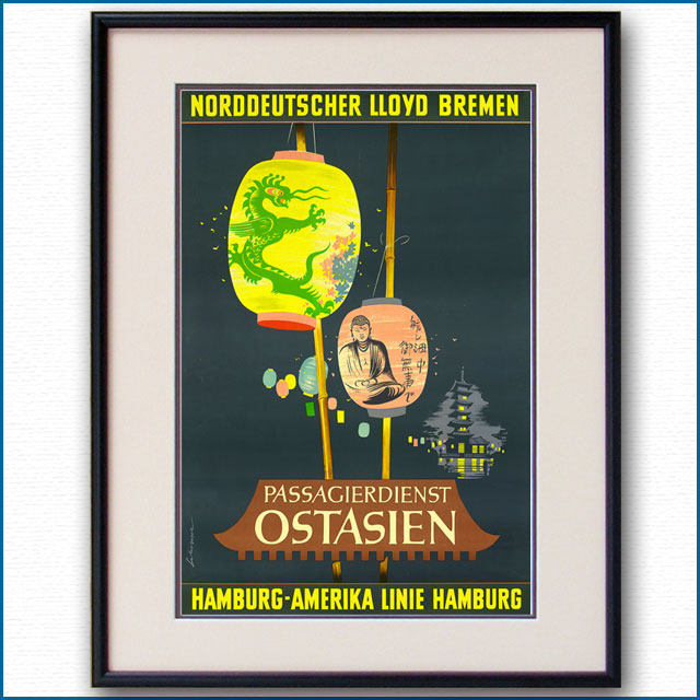 1970年 ローリングストーンズ欧州ツアーのポスター【Maritime Gallery