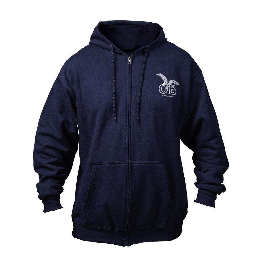 OB Seagull Zipper Hoodie | Ocean Beach San Diego CA | Product