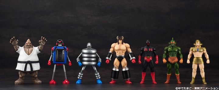 キン肉マン」バッファローマンら悪魔超人のソフビ、仲良く7体セットで